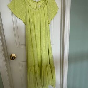 Anthropologie Light Green women’s maxi dress